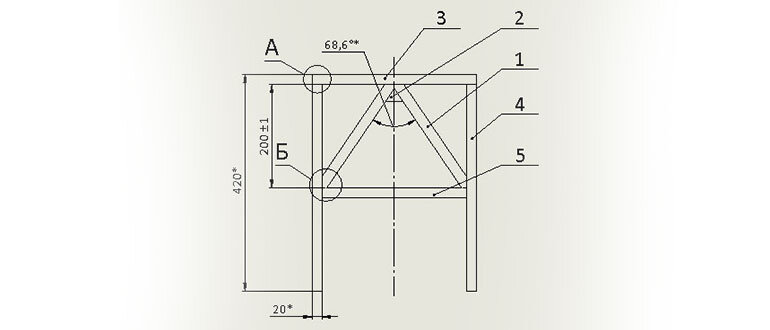 Сборочный чертеж металлоконструкции в SolidWorks