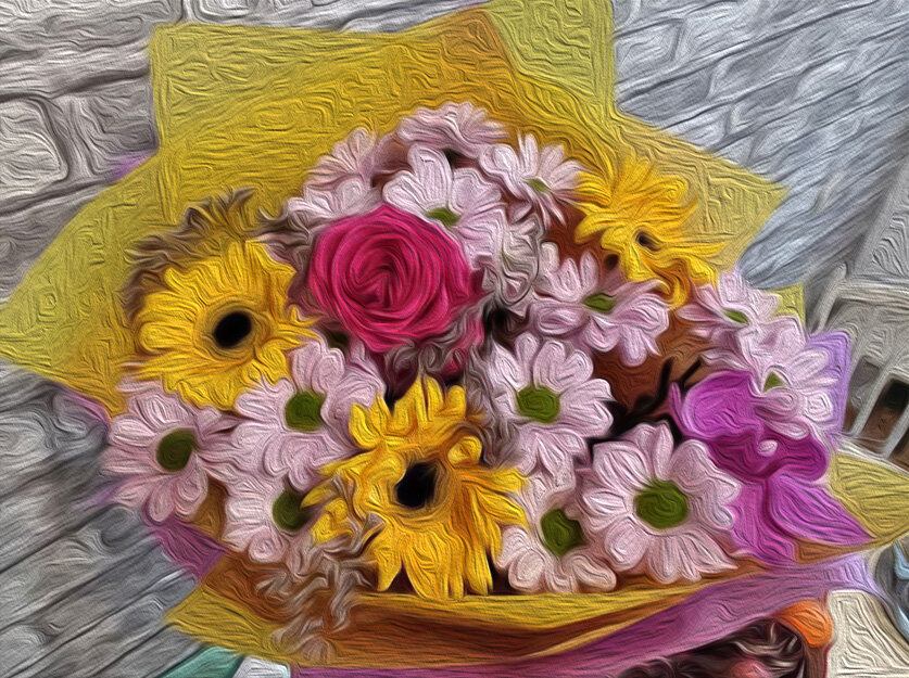 Орхидея туда как-то затесалась