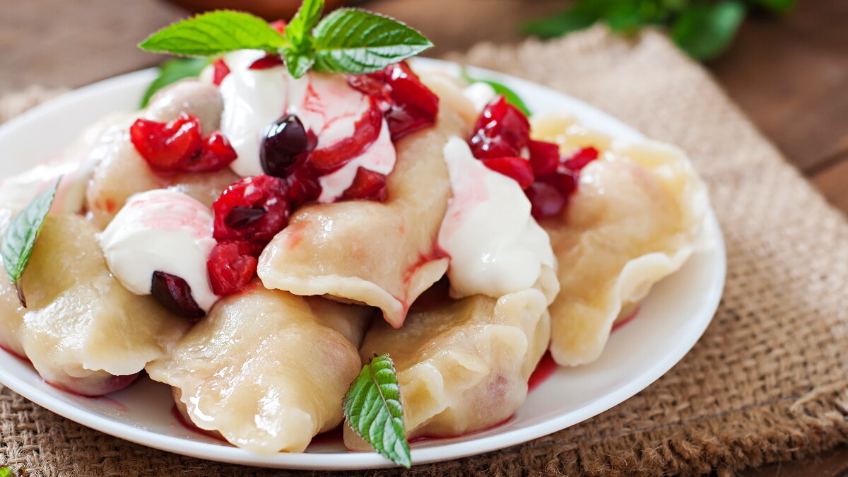 Вареники с вишней картинки