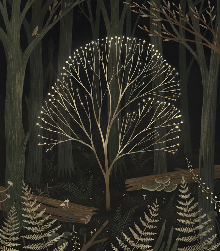 Александра Дворникова «Светящееся дерево»