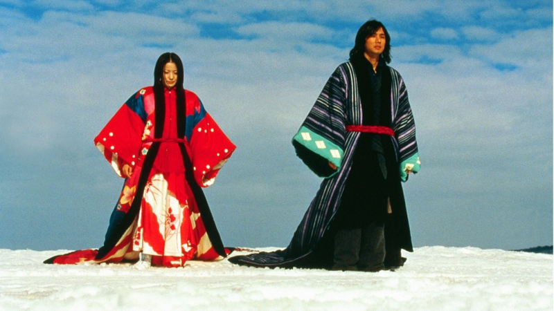 Кадр из фильма «Куклы», реж. Такеши Китано, 2002