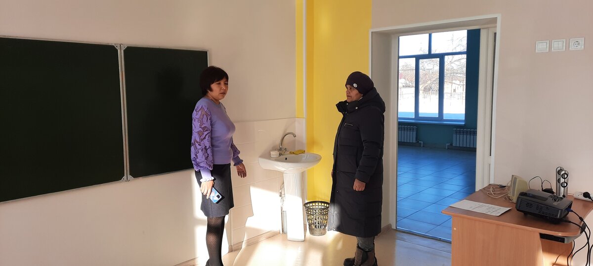    Ремонт в Привольненской школе Илекского района близится к завершению Кристина Просвиркина