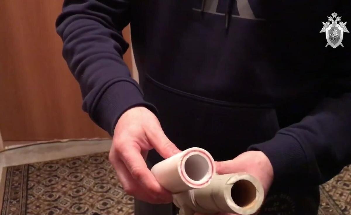 Труба для холодной воды. Скриншот: видео пресс-службы СК