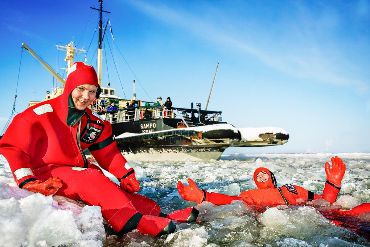 Круизы на мощных ледоколах стали одним из самых популярных туристических аттракционов в Лапландии в этом зимнем сезоне. Эти корабли с их сверхпрочными корпусами могут рассекать лёд все зимние месяцы.