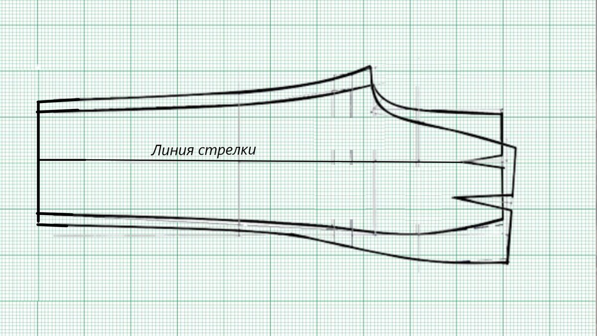 Базовая выкройка брюк листать в право