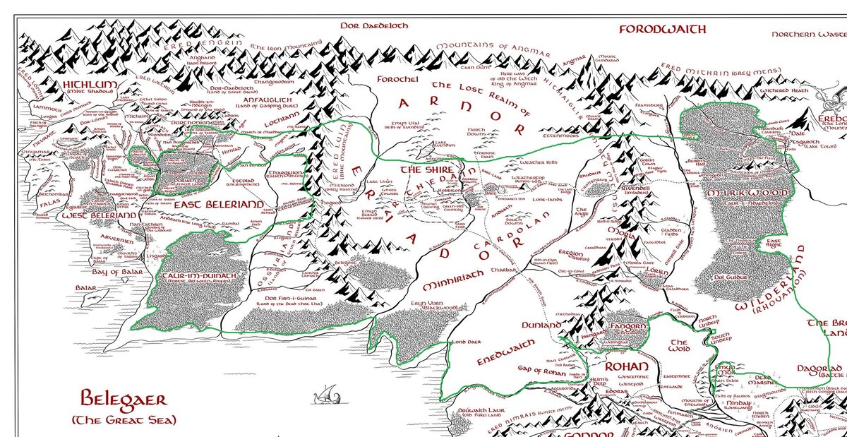 примерная граница Великого леса