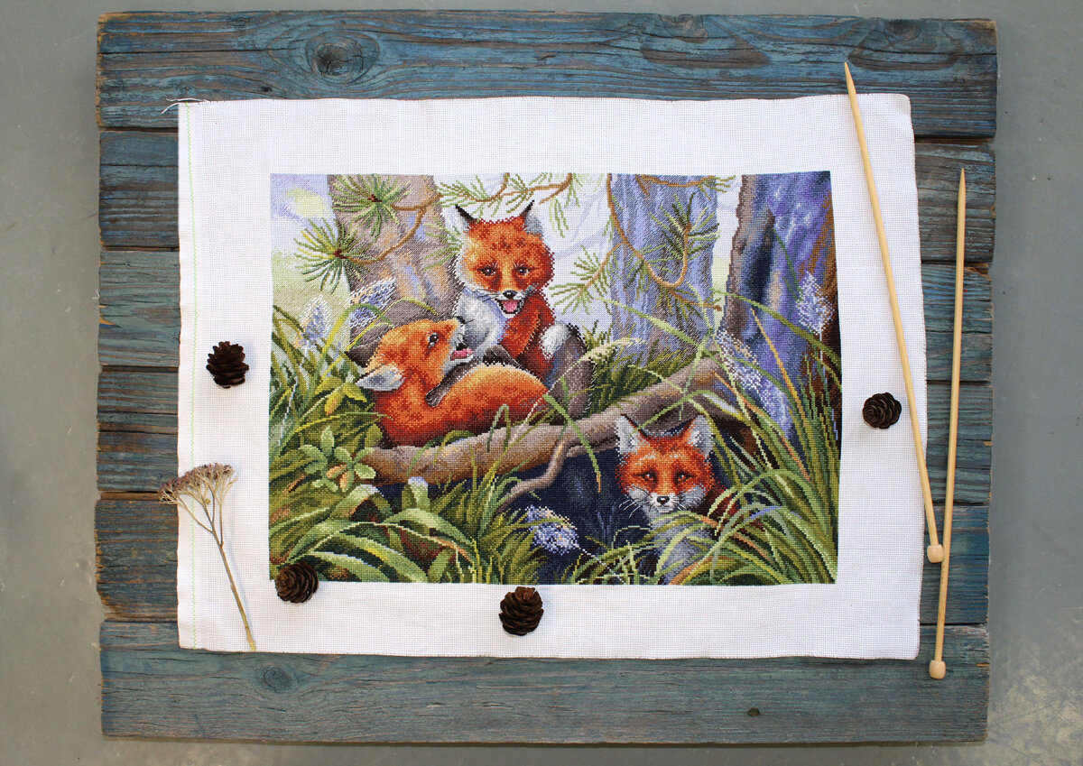 М.П. Студия вышивка крестом -  "Расшалились"