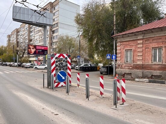     Ремонт моста через Глебучев овраг. Фото: Сергей Климушев