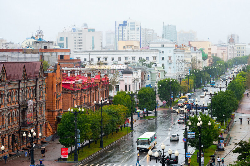 Хабаровск после дождика. Фото из свободного доступа сети интернет