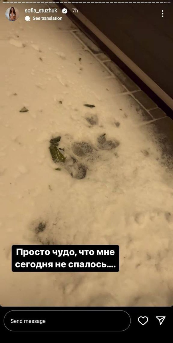    Фото: Инстаграм (запрещен в РФ) Софии Стужук