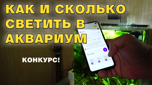 Как и на сколько включать свет в аквариуме. Делаю умный свет + Конкурс!