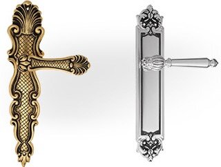 Ручки резные на планке 