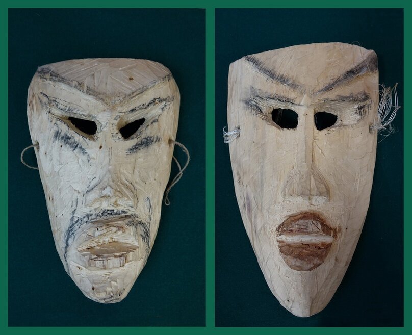 Деревянные настенные маски, купить маски на стену из дерева в Москве