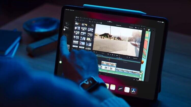    DaVinci Resolve и Stage Manager в iOS 16. Ну чем не компьютер?