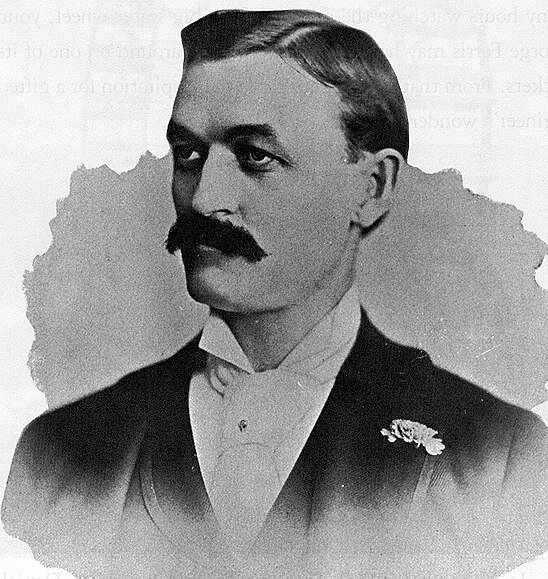 Джордж Вашингтон Гейл Феррис-младший (14 февраля 1859 - 22 ноября 1896). Фото  с сайта https://ru.wikipedia.org/wiki/Феррис,_Джордж