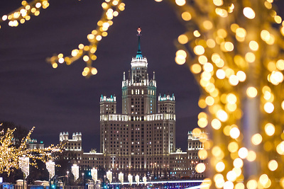    Новогодняя подсветка ©М. Денисова Сайт мэра Москвы