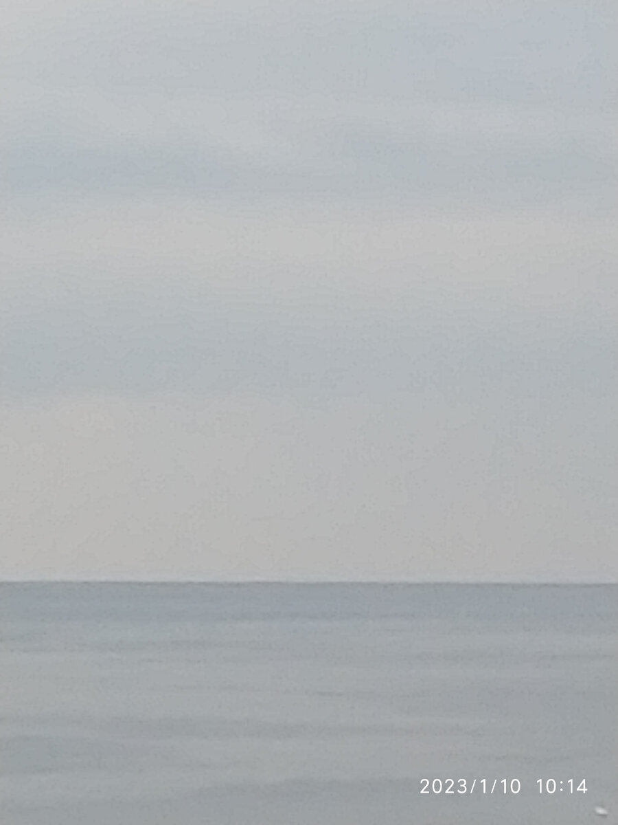 Море и небо над ним. Фото автора.