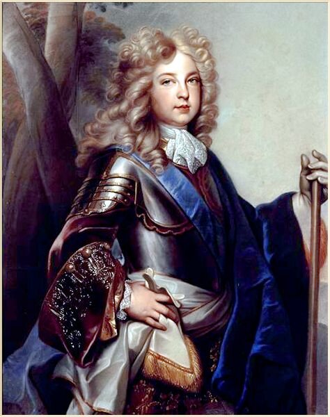 Портрет Шарля Французского, герцога Беррийского (1686–1714). Художник Джозеф Вивьен. Лувр, Париж, Франция. Из открытых источников