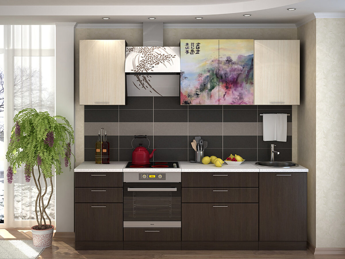 Кстати, и тут подошло..Напишу, пожалуй, еще такую картину в стиле японской живописи. (Все картинки до фотомонтажа взяты из открытых источников в интернете).