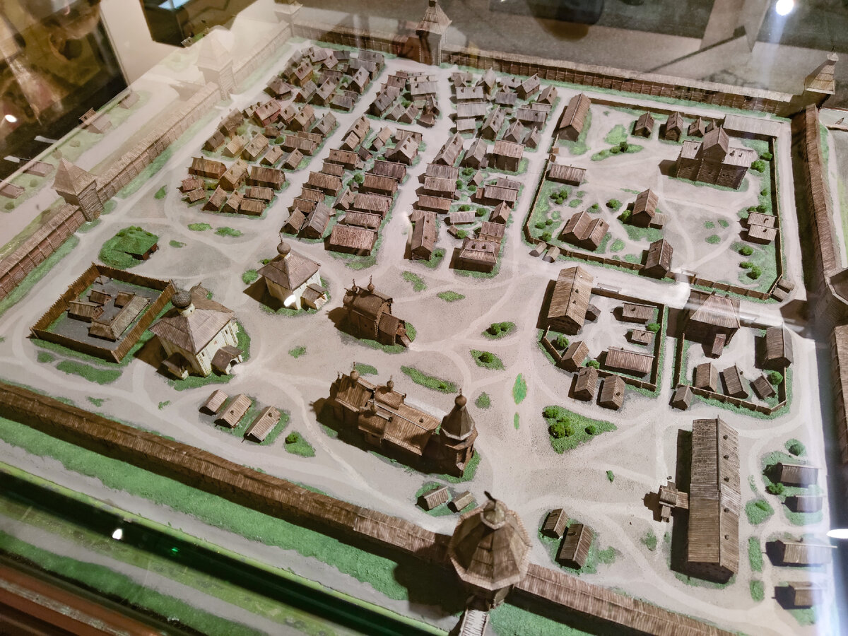 Макет средневекового Каргополя