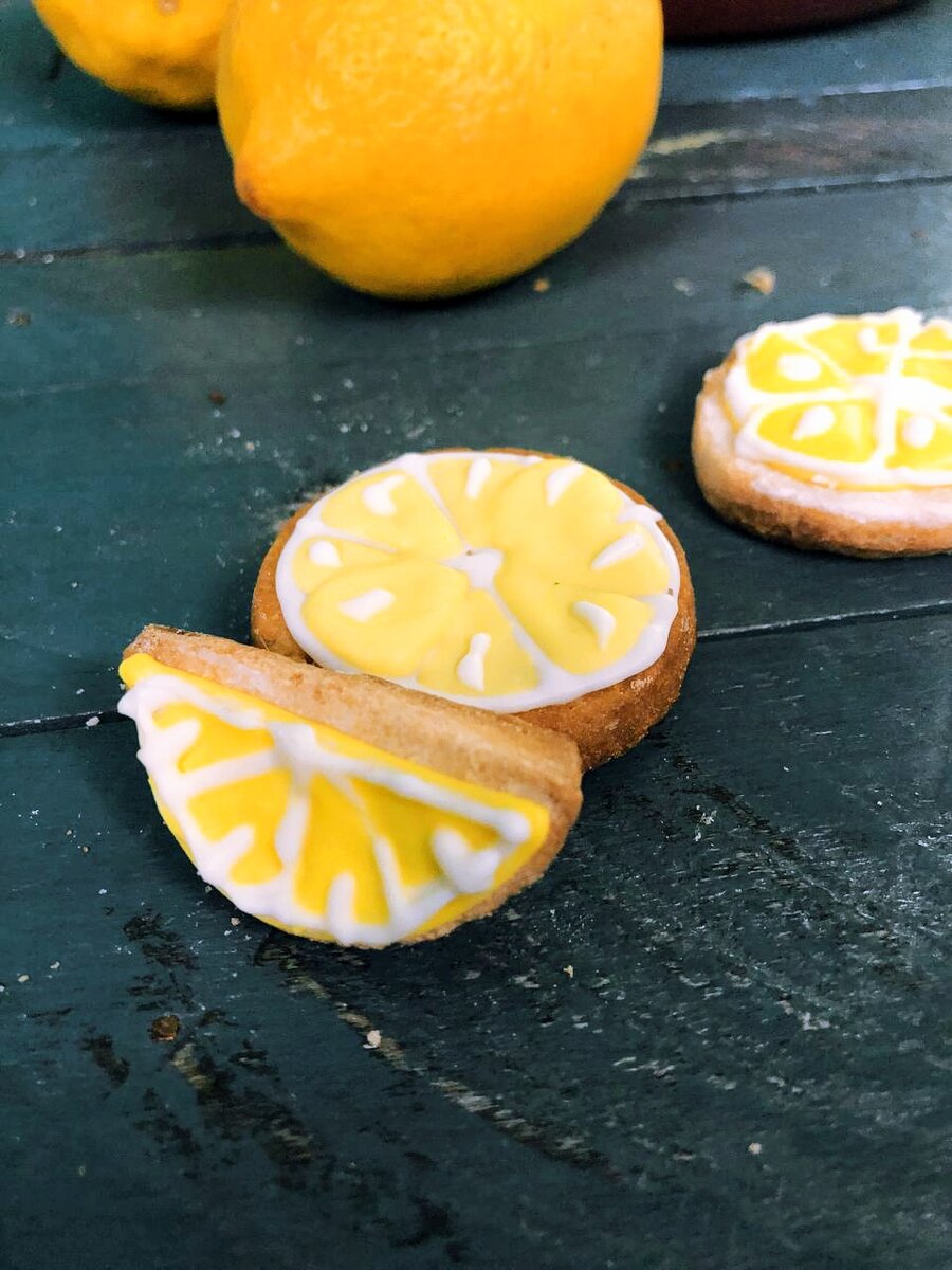 Лимонное печенье из песочного теста