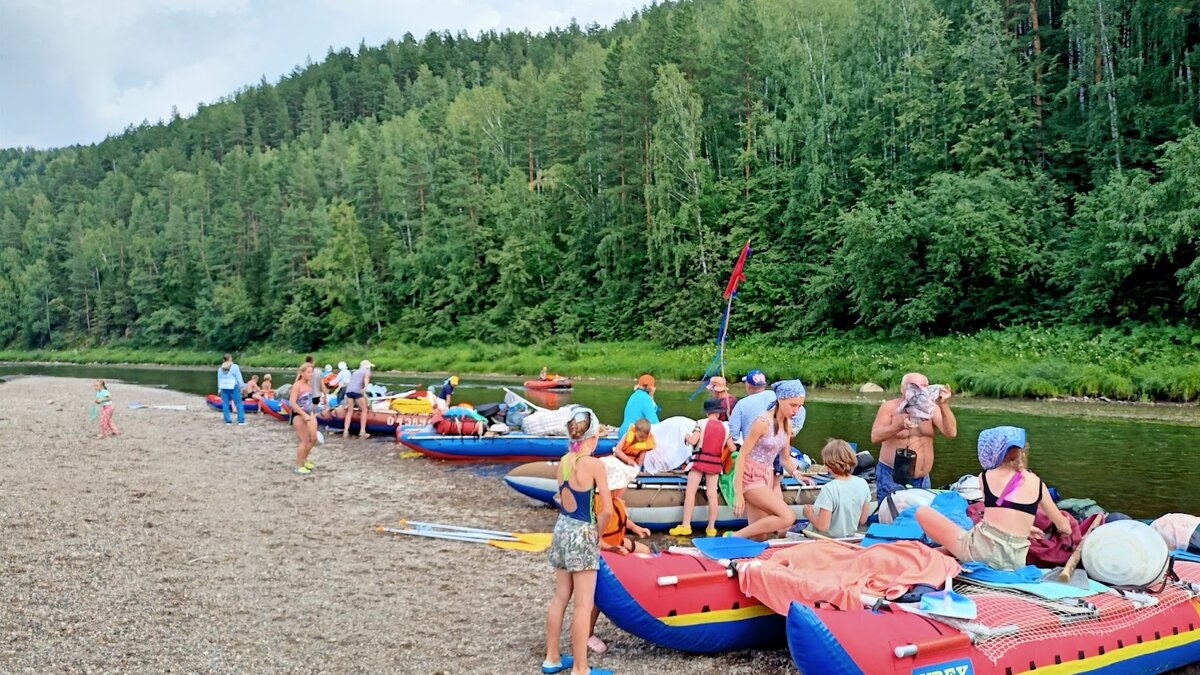 Детский сплав на катамаранах