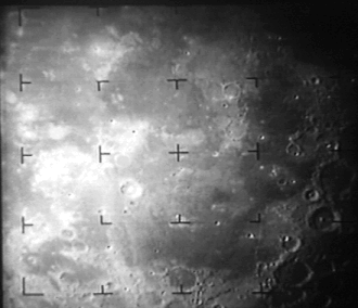 Анимация падения Рейнджера-9, составленная на основе снимков, переданных самим аппаратом.