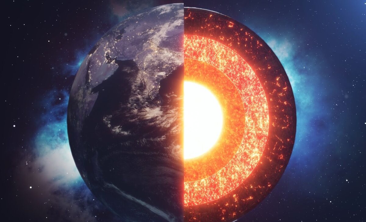    Несмотря на то, что ядро Земли находится на большой глубине, ученые знают много интересного о его свойствах