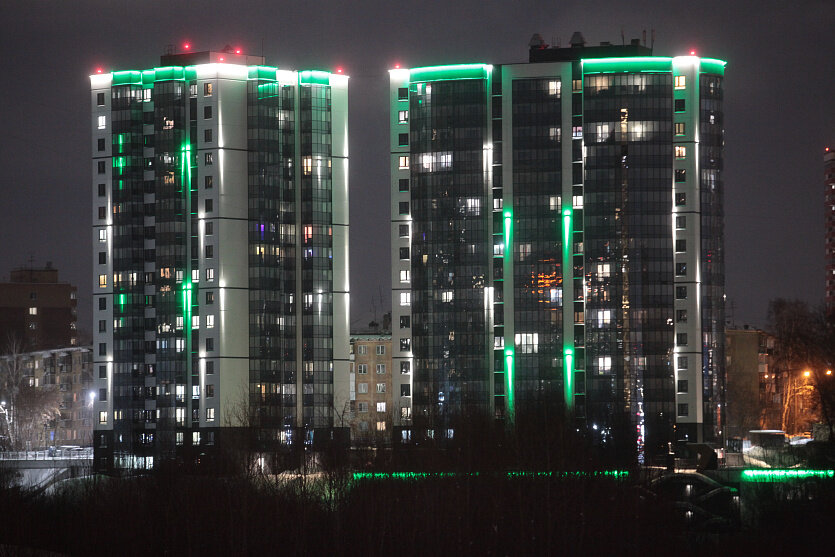 светящийся новосибирск