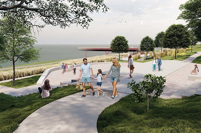    Как будет выглядеть будущая прогулочная набережная в Ворошиловском районе?