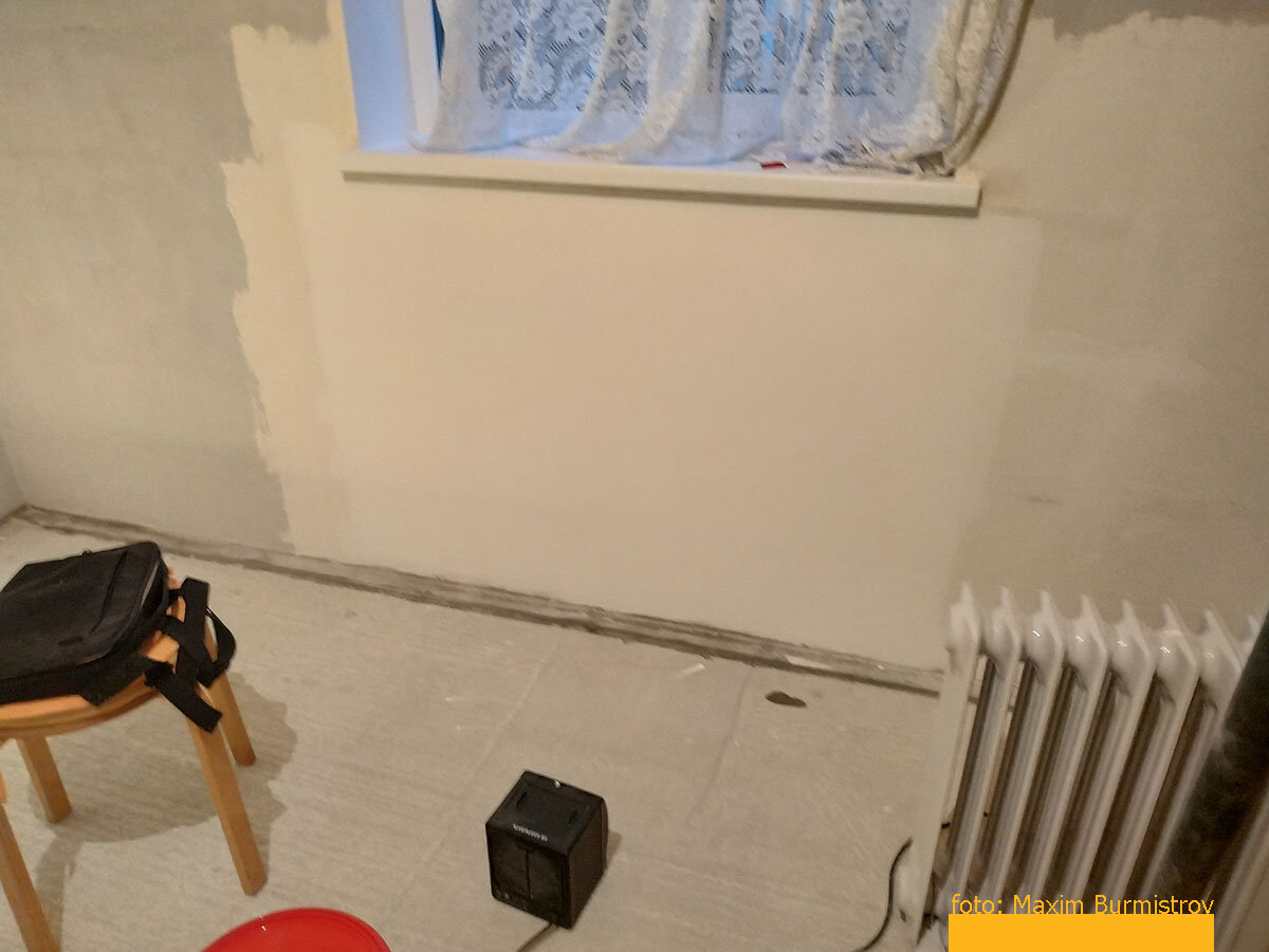 Стены докрашу потом, а вот под батареей – сразу!