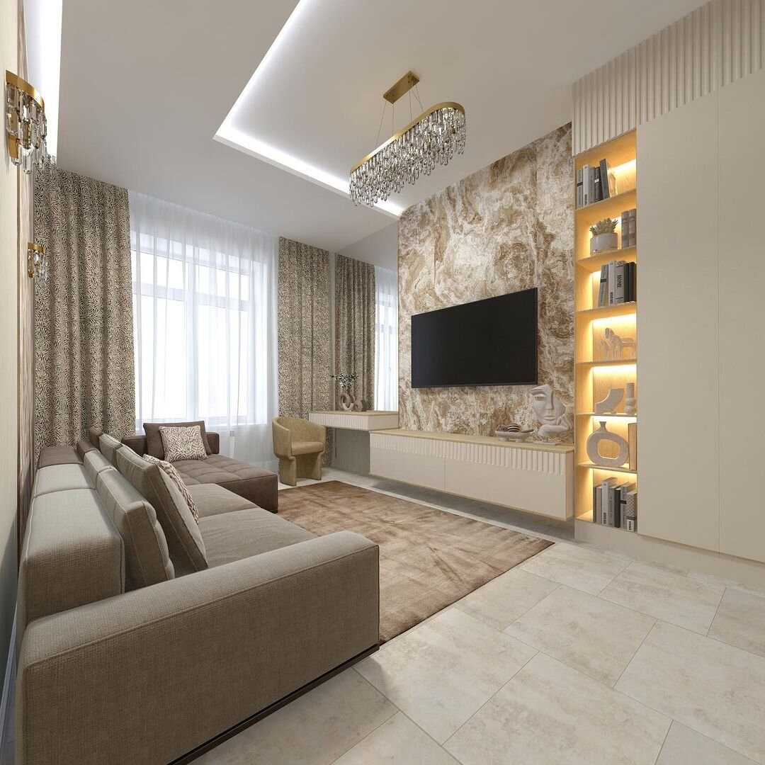 В отделке использовался НеоКамень. Автор проекта: @hardina_design