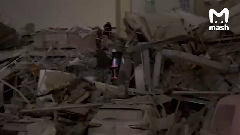     Землетрясение в Турции. Mash.