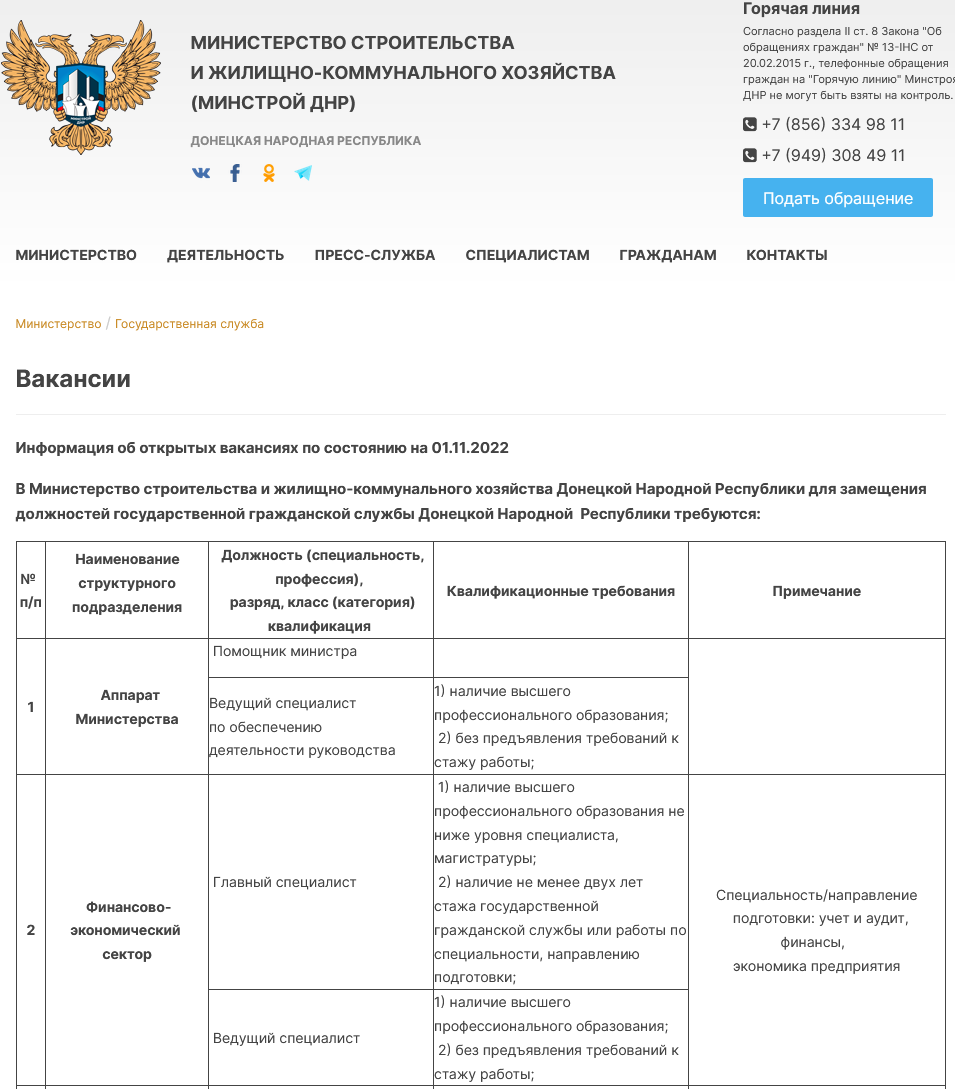 Хотите престижную работу в правительстве, министерстве или просто зарплату  побольше? Донецк ждет | я живу в Донецке | Дзен