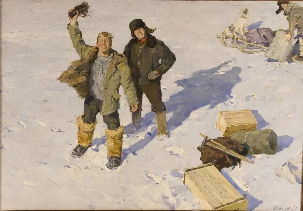 Олег Гадалов. Геологи. 1963 г. Фото: artsacademymuseum.org