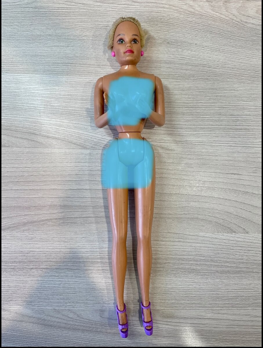 Фото автора. Очень грязная куколка