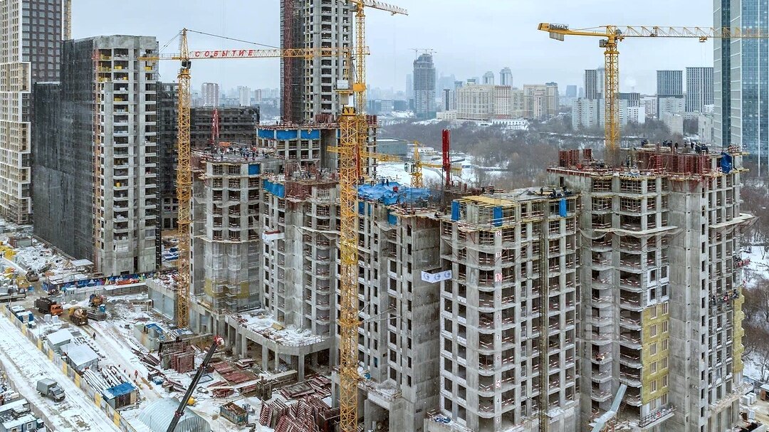 ЖК «Событие» — аэросъемка Новострой-М