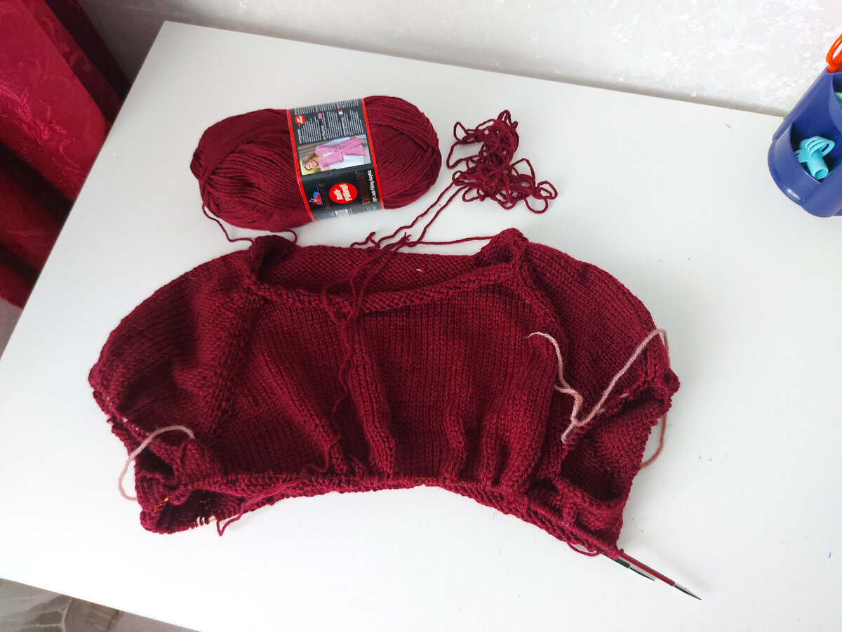 После отвянного реглана перешла к подрезам, они у меня получились 8 см.