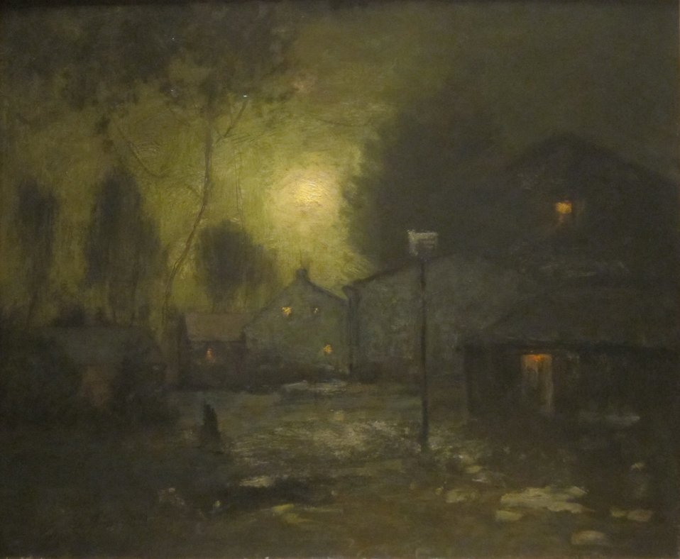 Moonlight, oil on canvas painting by George Inness