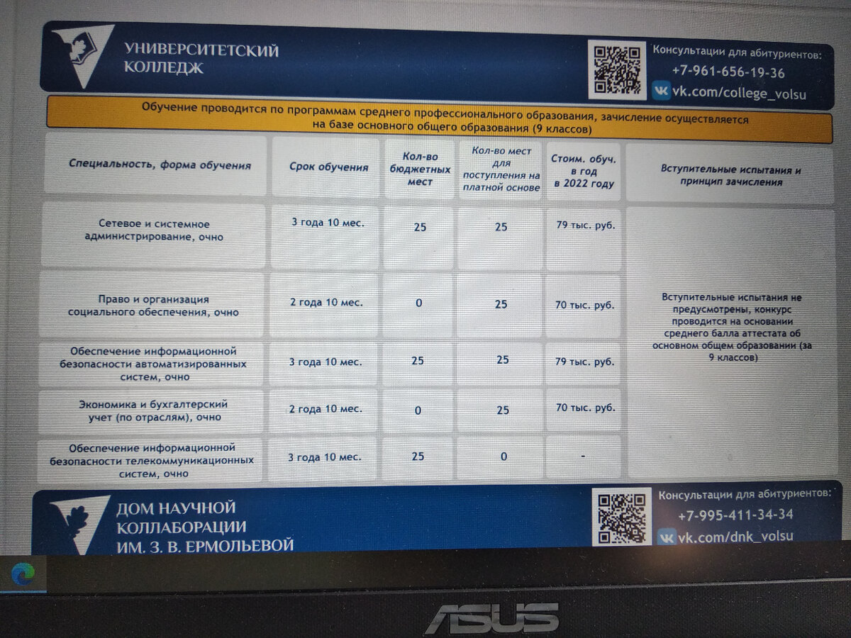 Правила поступления в техникум