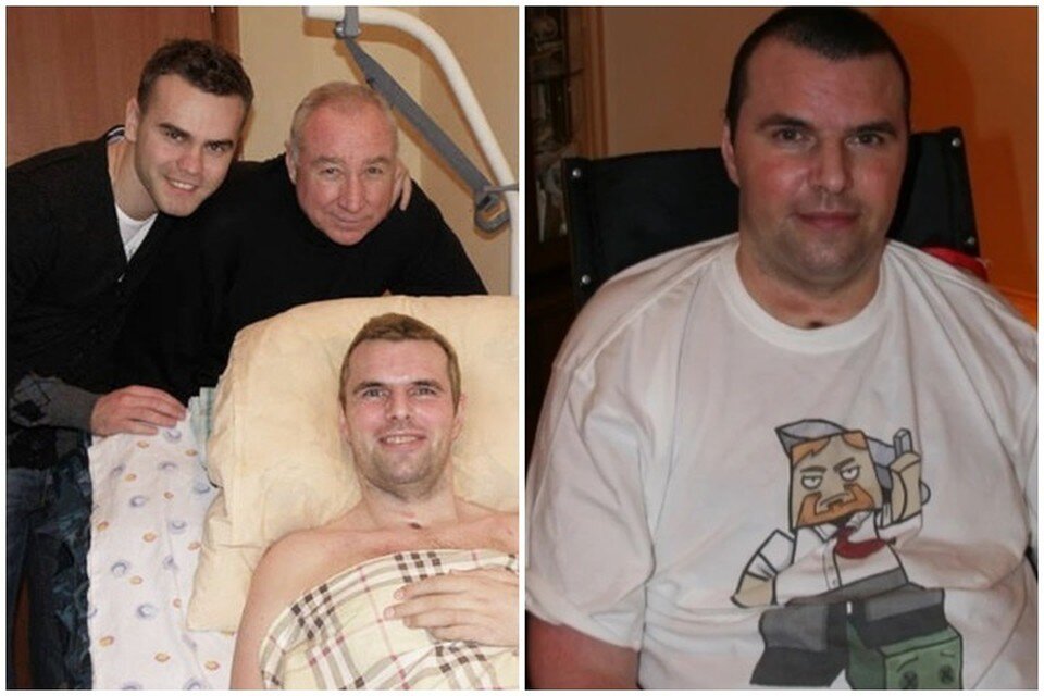    Прикованный к кровати экс-вратарь ЦСКА и сборной России заявил, что обрадовался санкциям. Фото: соцсети /«Советский спорт»