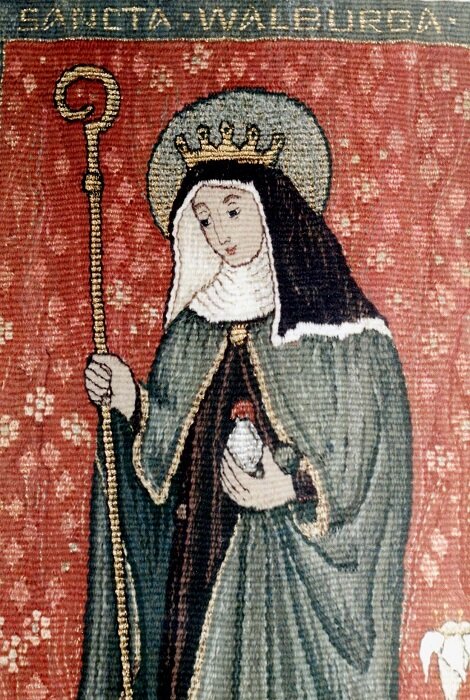 Святая Вальпургия, средневековый гобелен. Фото из интернета 