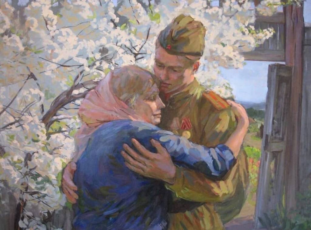Вернулся... Худ. Таутиев В.Б. Изображение взято из свободных источников сети и использовано в иллюстративных целях. Яндекс-картинки