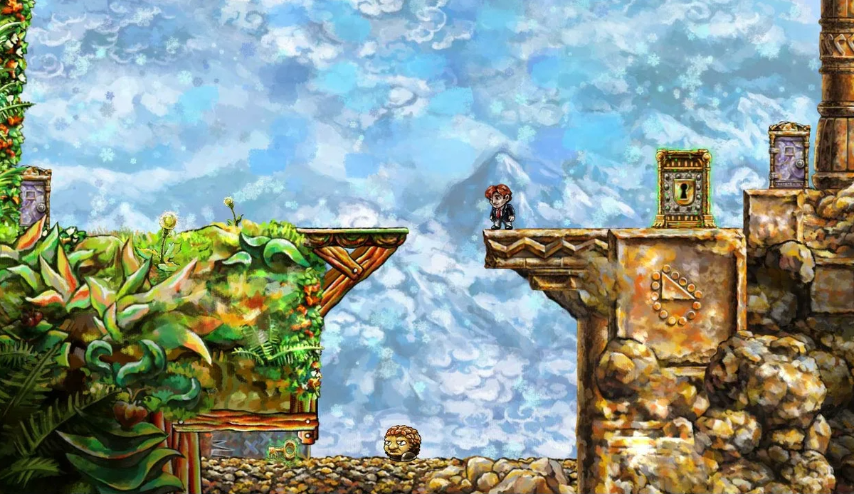 Скриншот из игры "Braid" (изображение взято из сети)