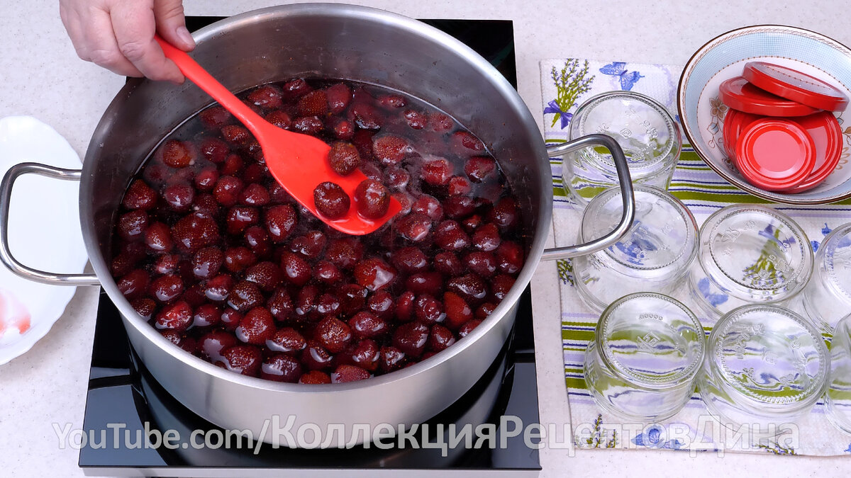 🍓Классическое Клубничное Варенье! Яркое Варенье из Клубники с целыми, как  мармелад, ягодами!🍓 | Дина, Коллекция Рецептов | Дзен