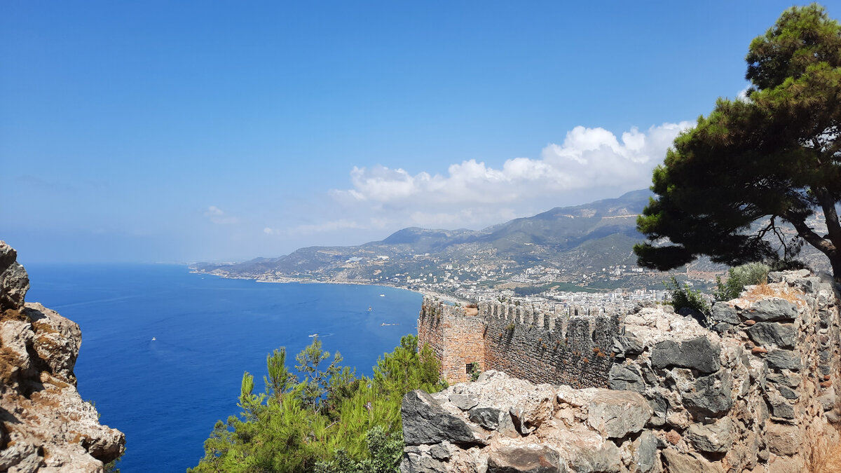 Крепость Алании. Отдых в Турции