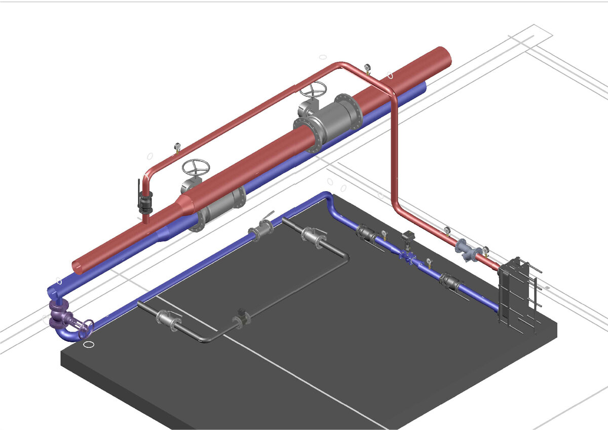 Модель теплового пункта