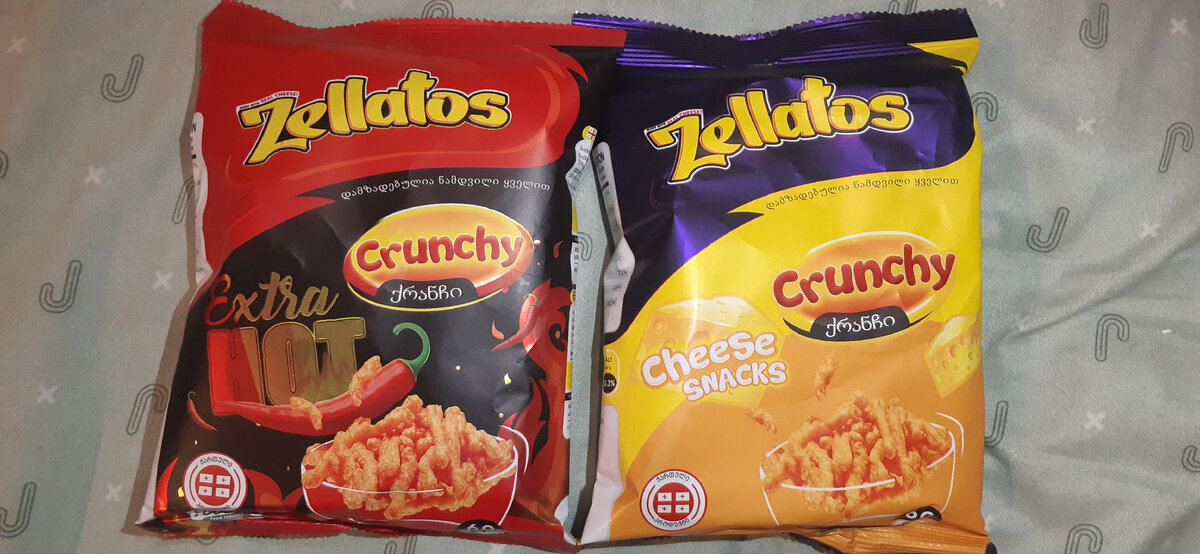 Extra HOT🌶️ и Cheese snacks🧀