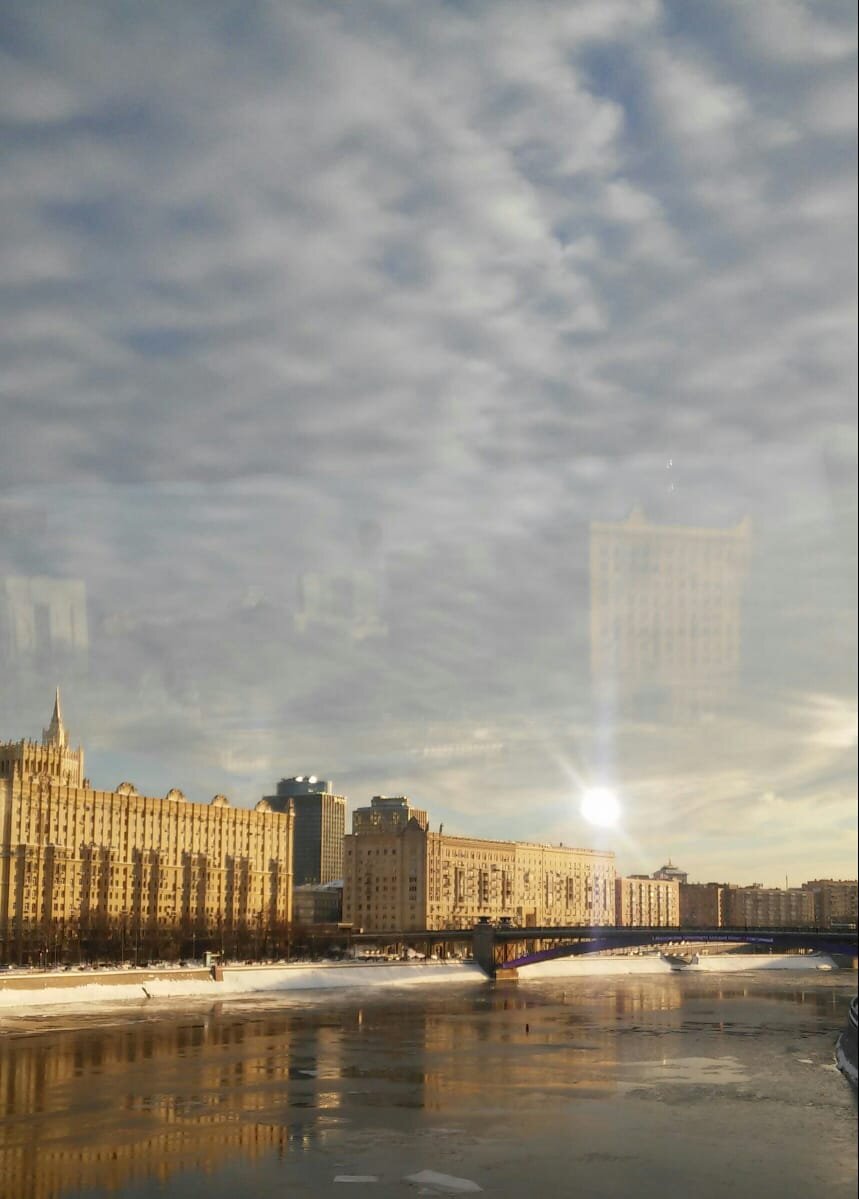 Фото от Галины: зимняя Москва.