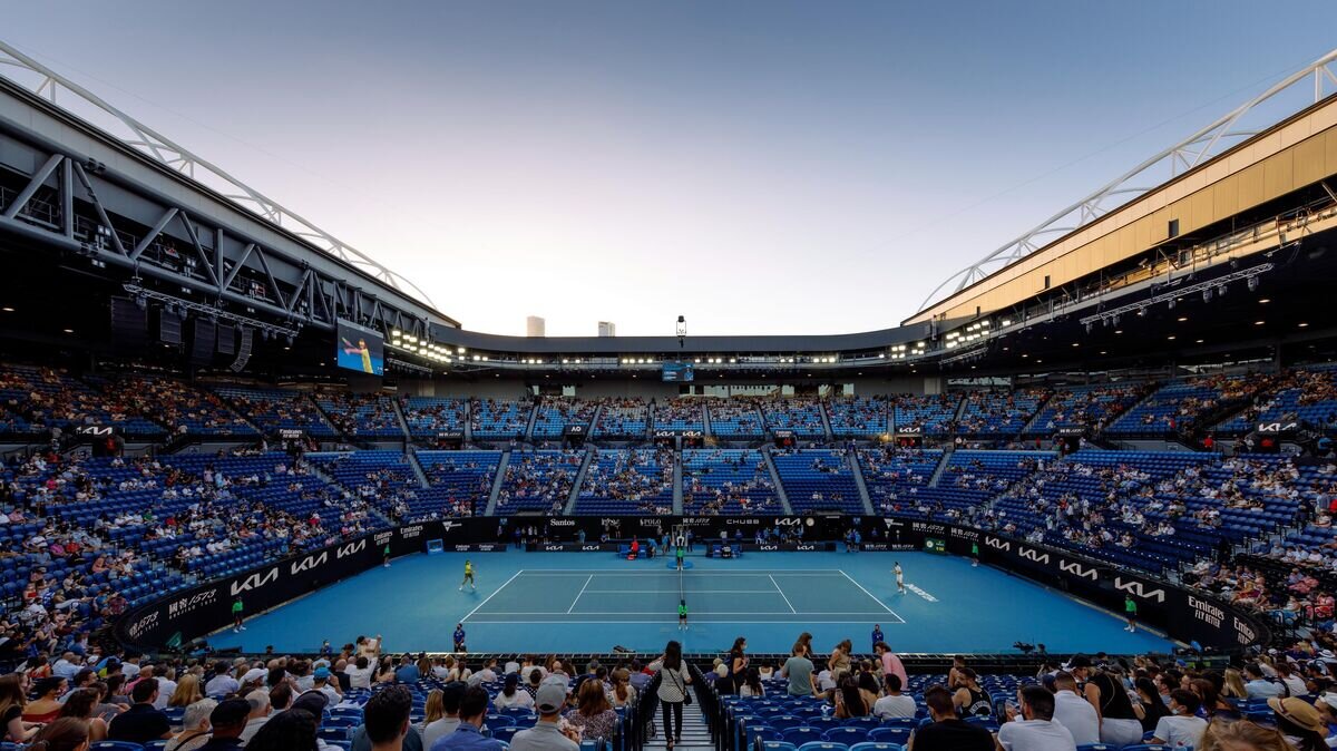    Корт Australian Open© РИА Новости / Tennis Australia/Марк Петерсон